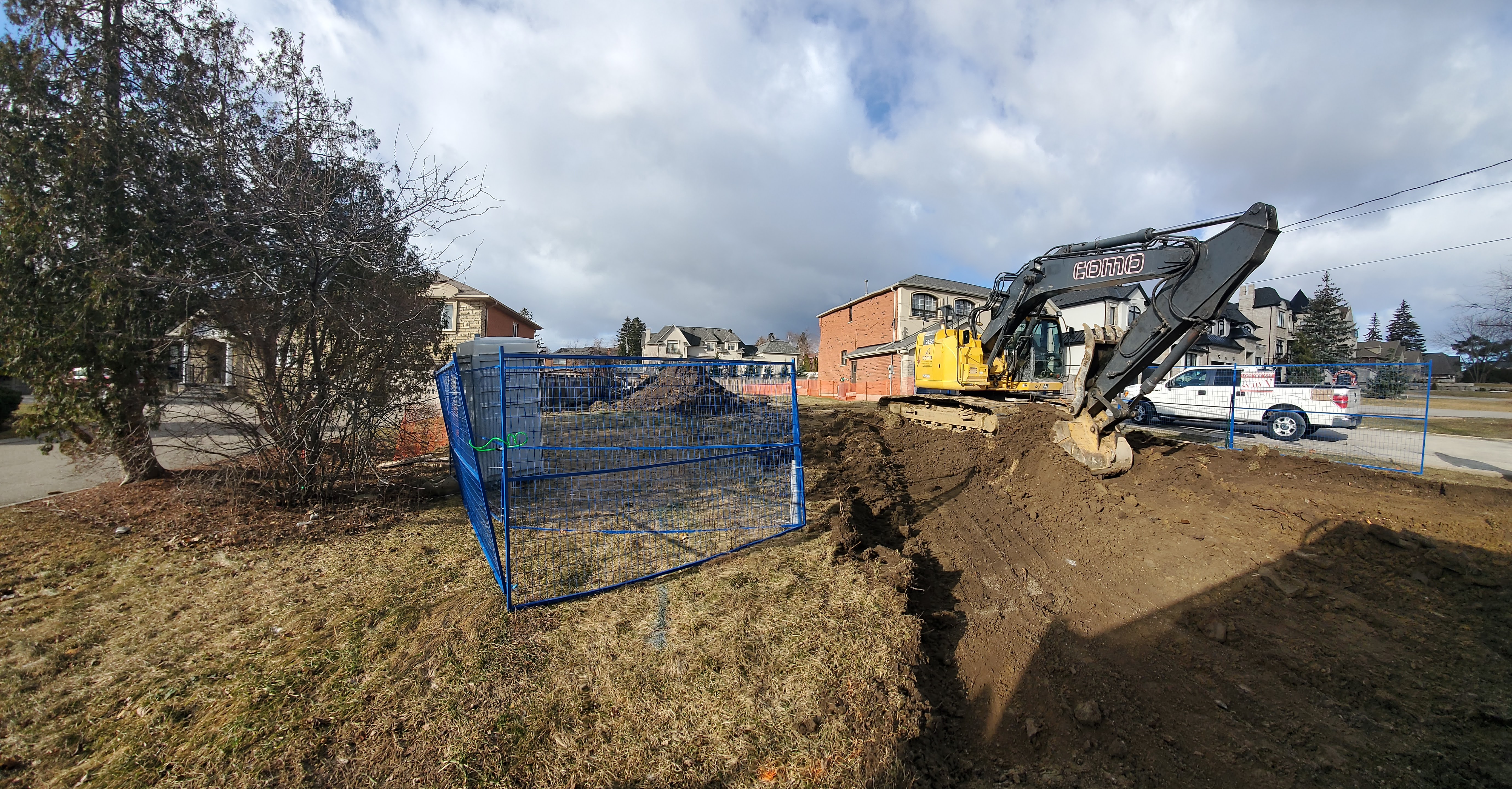 Site preparation & excavation at Project 2508