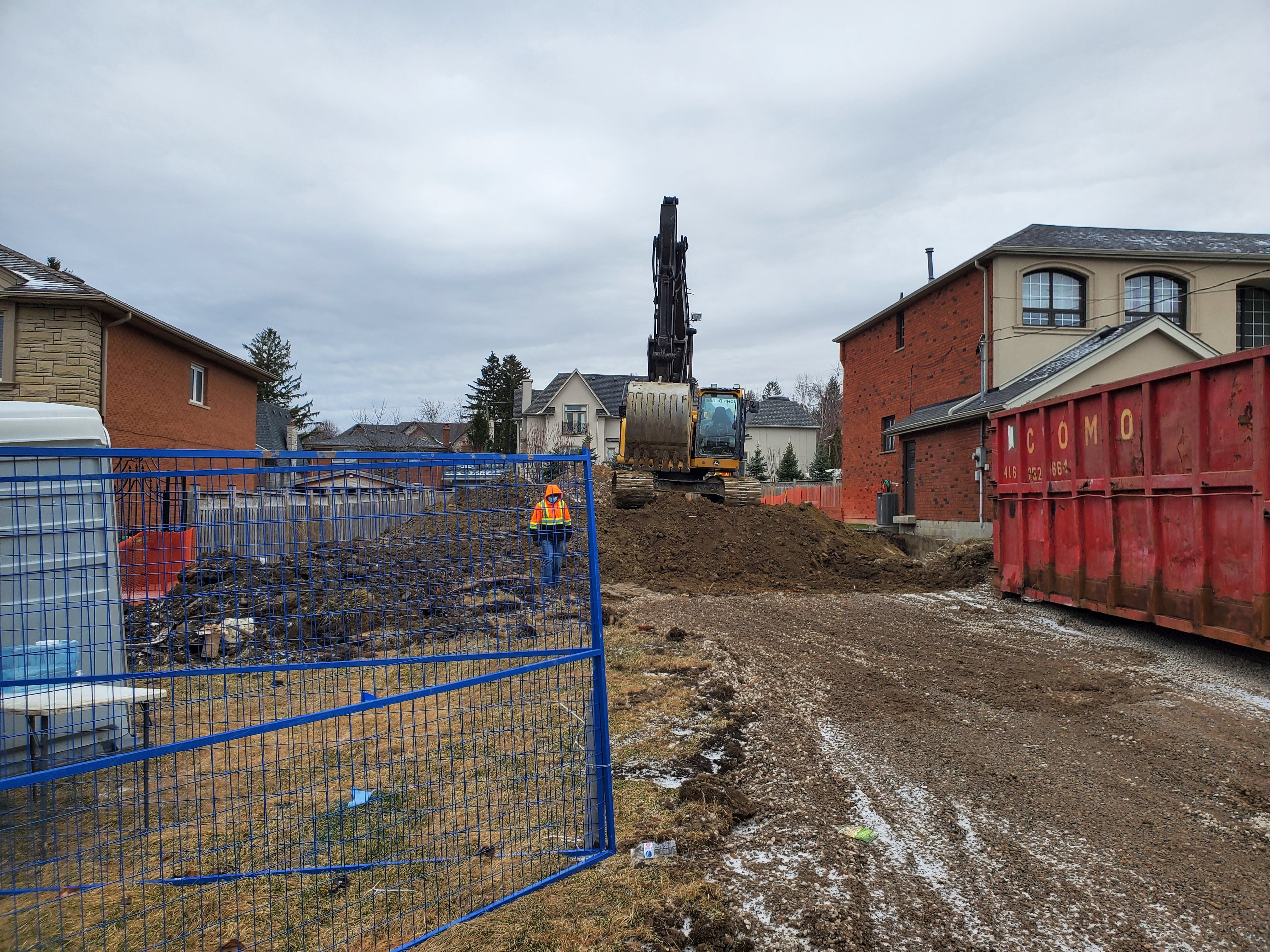 Site preparation & excavation at Project 2508