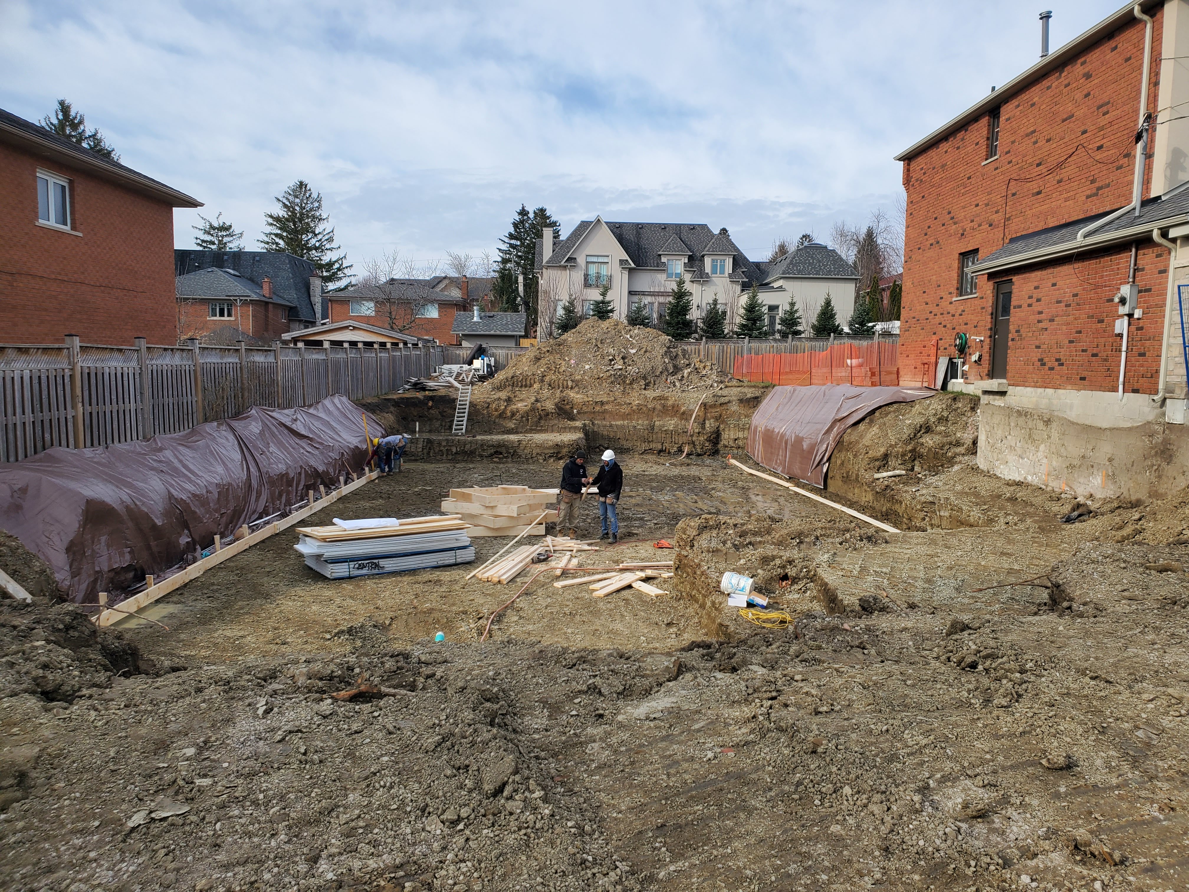 Foundation construction at Project 2508