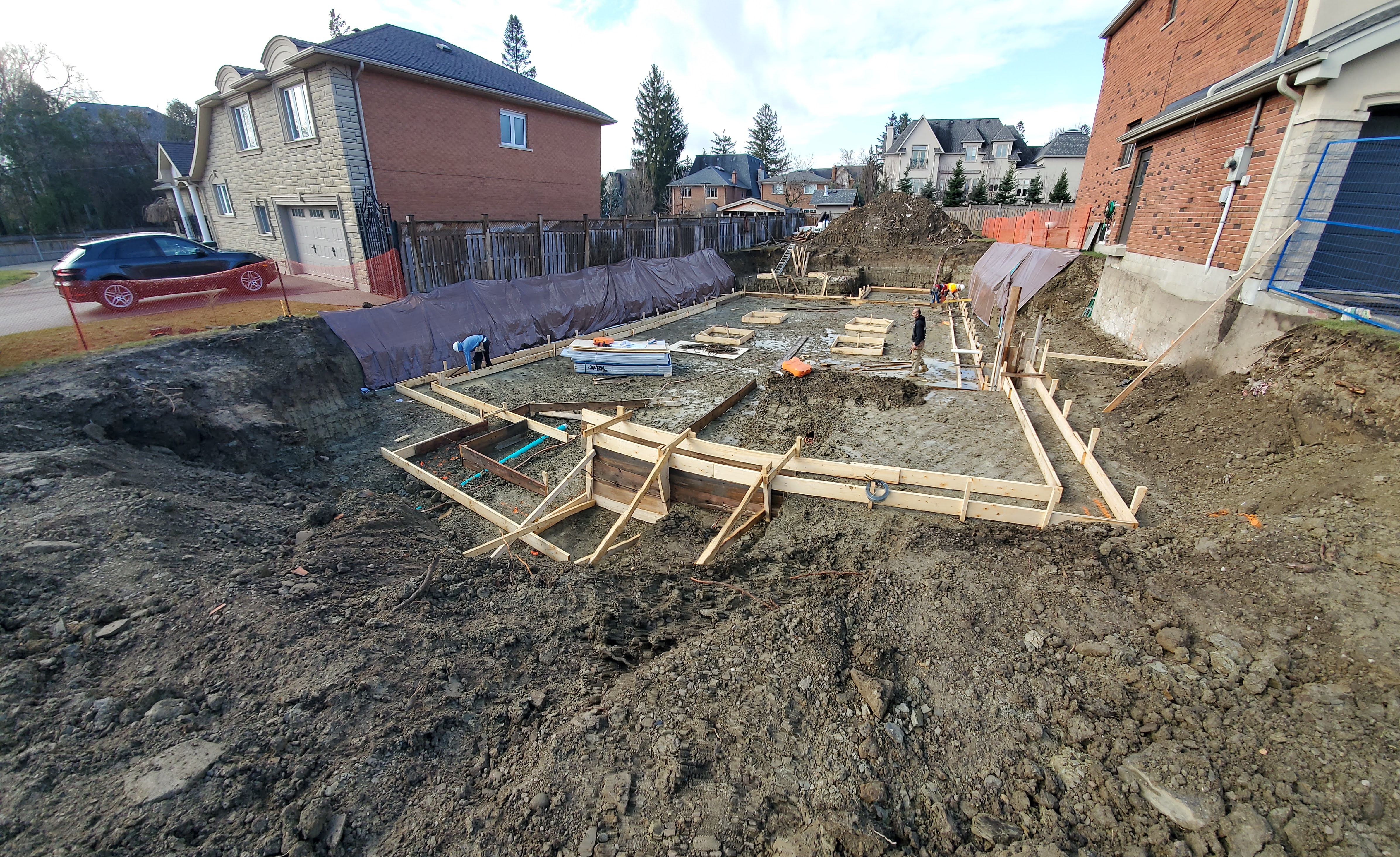 Foundation construction at Project 2508