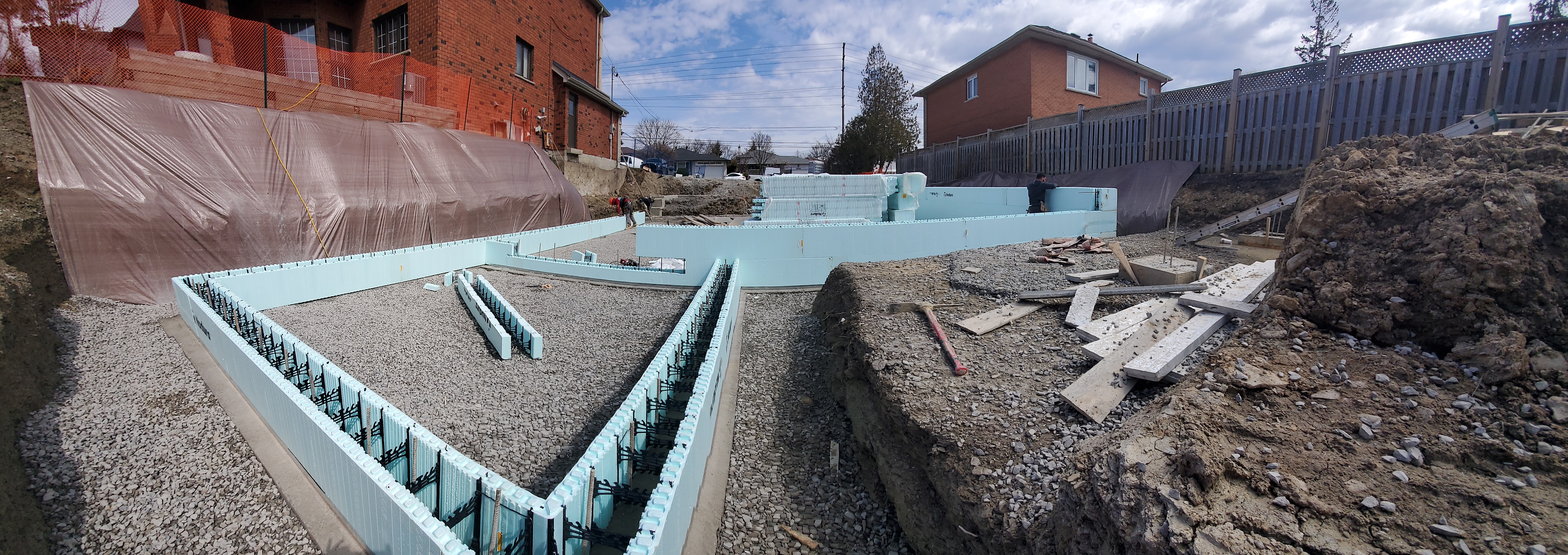 Foundation construction at Project 2508