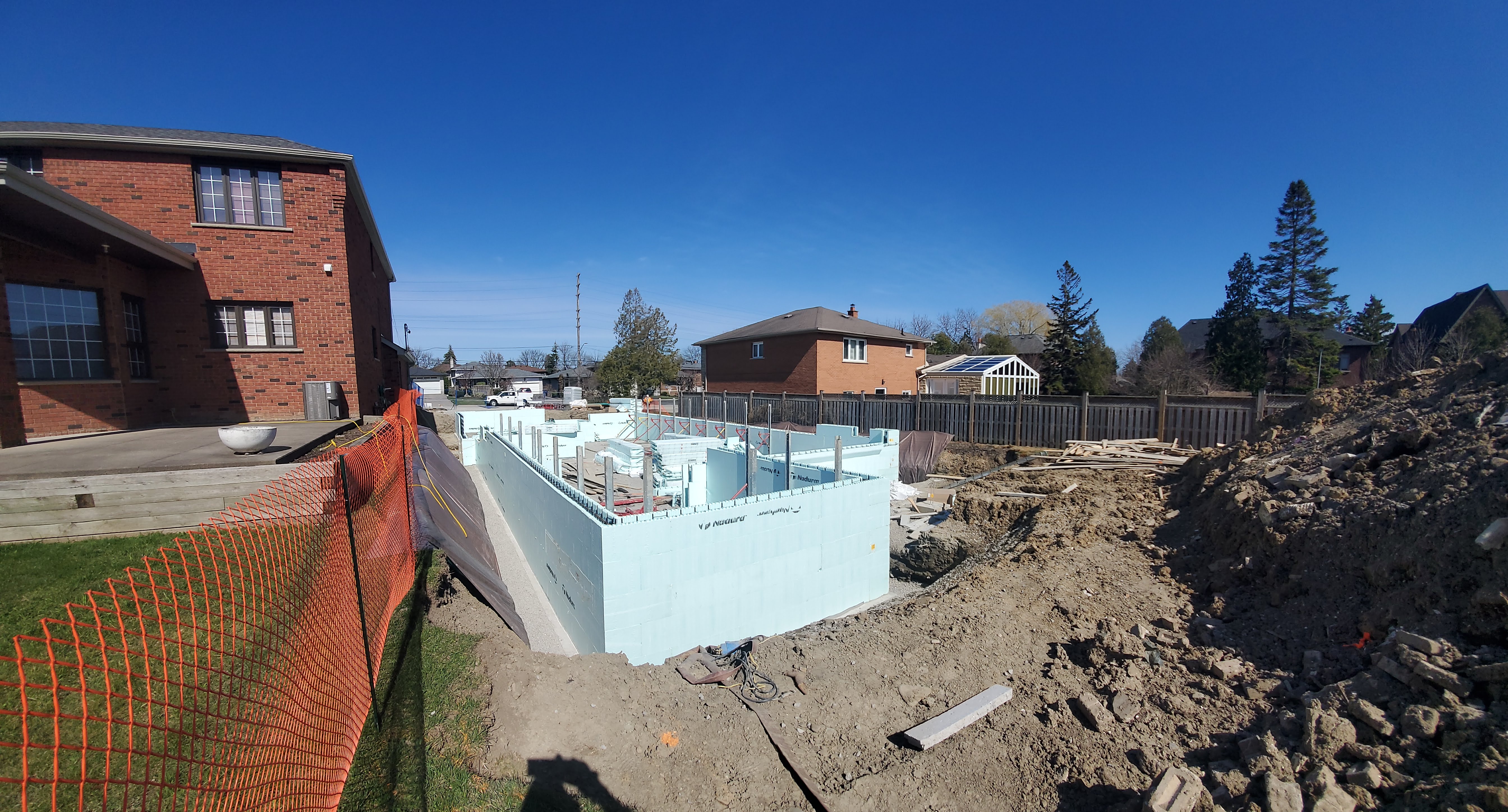 Foundation construction at Project 2508