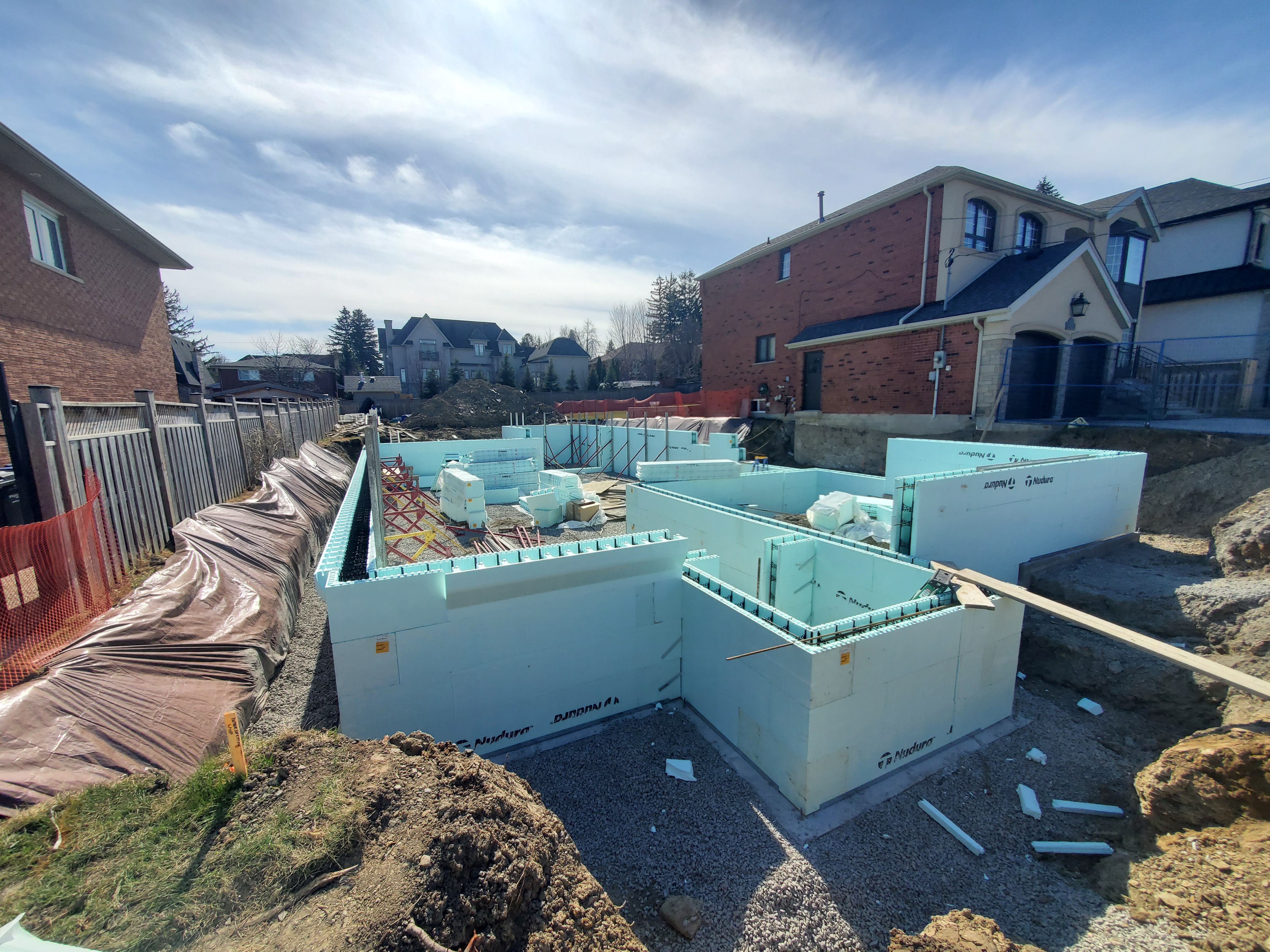 Foundation construction at Project 2508