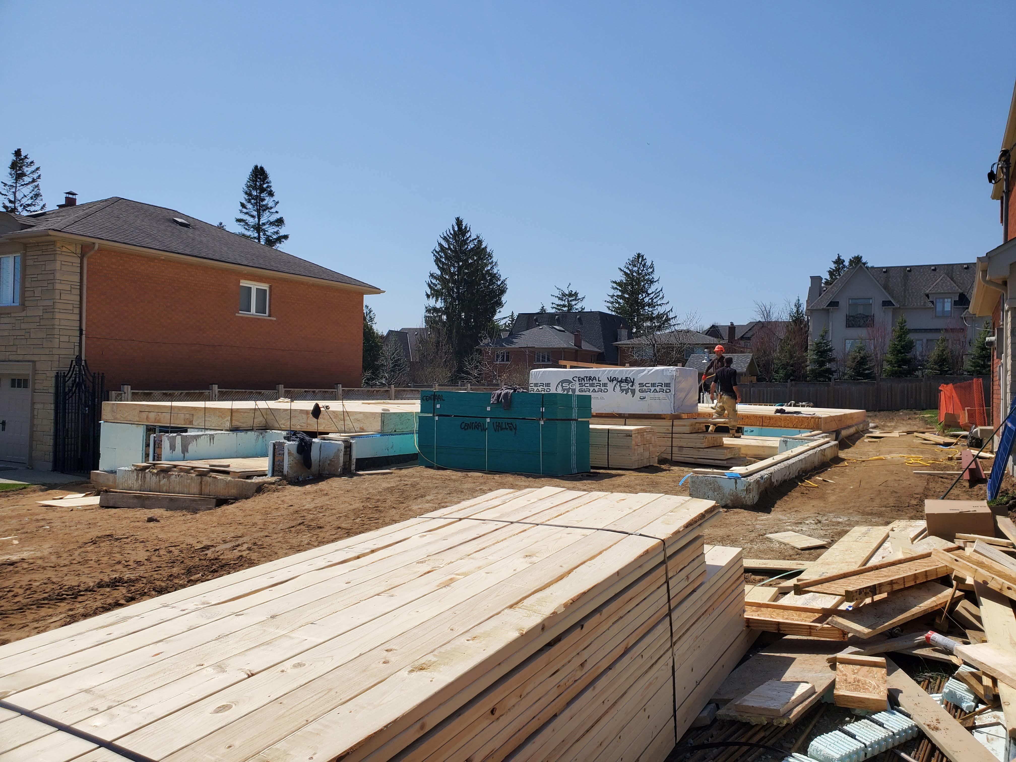 Foundation construction at Project 2508