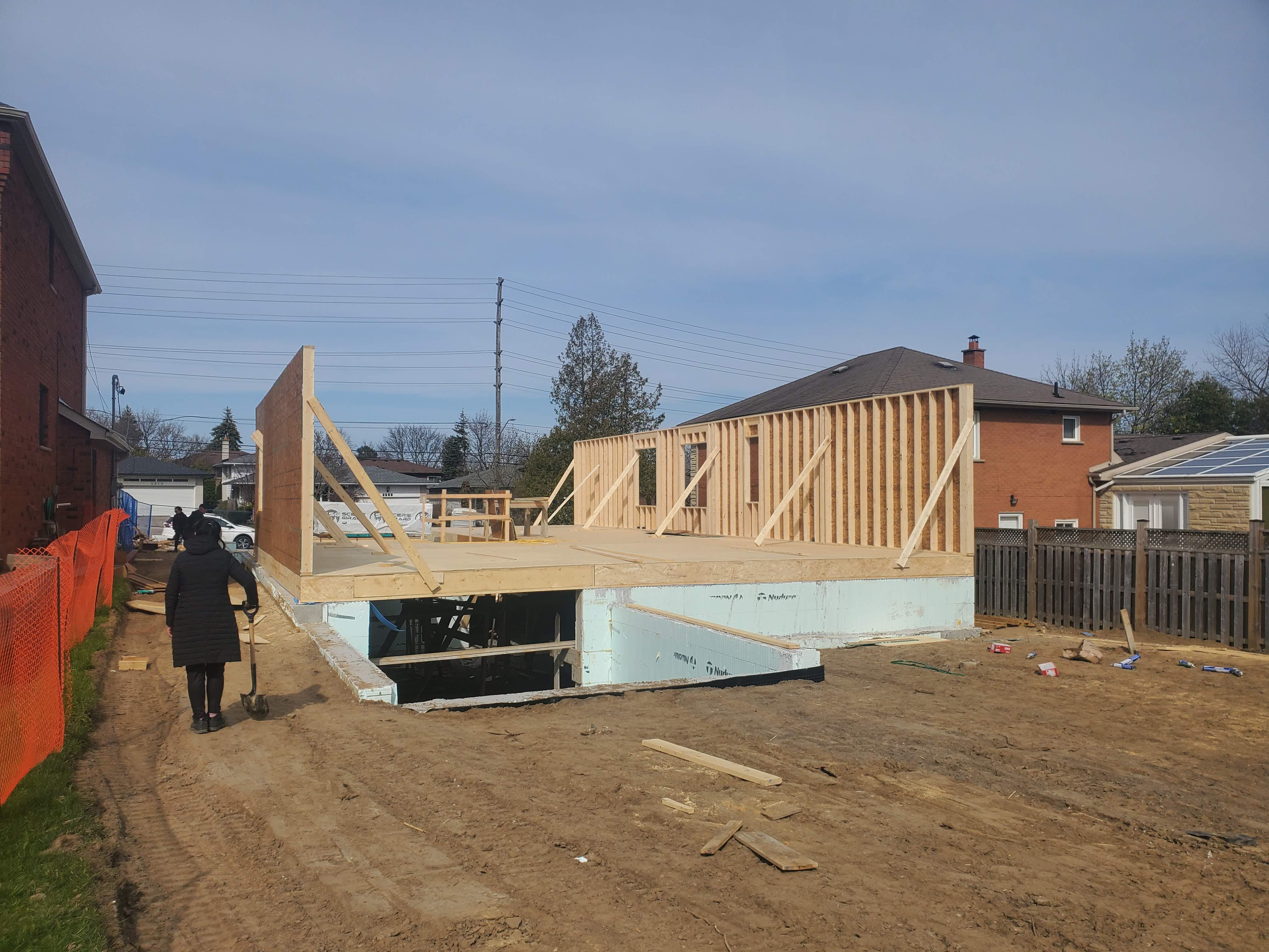 Foundation construction at Project 2508
