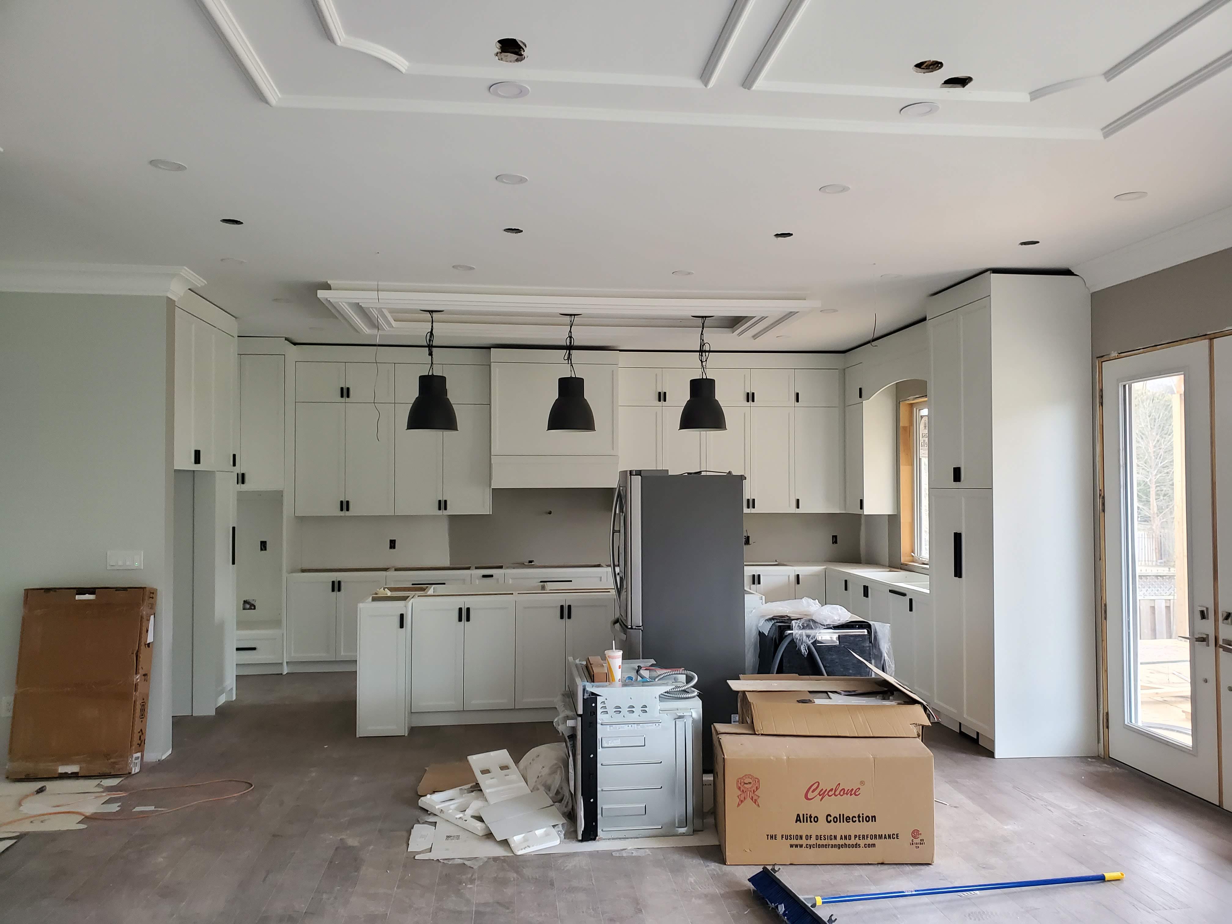 Interior finishes at Project 2508