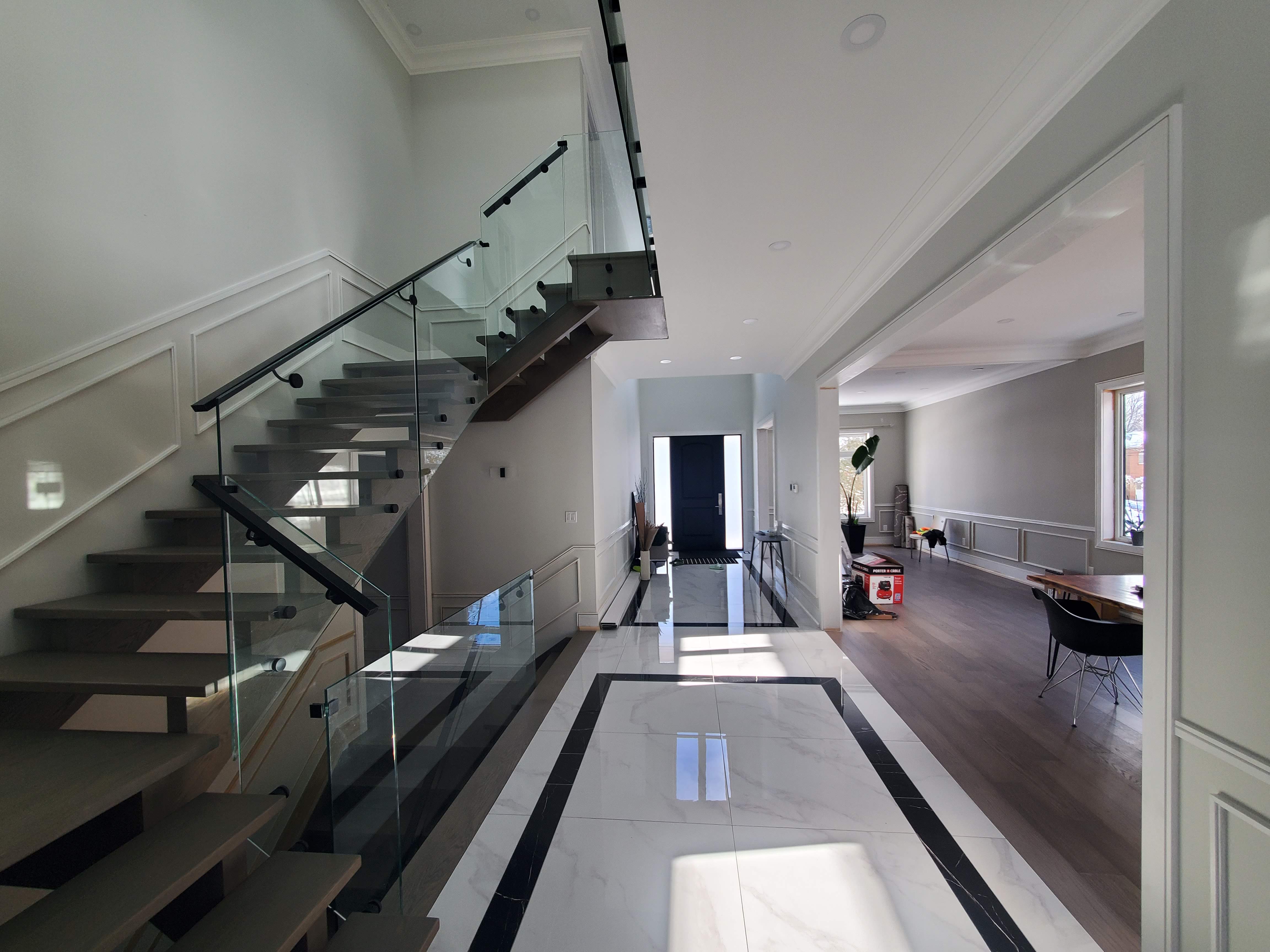 Interior finishes at Project 2508